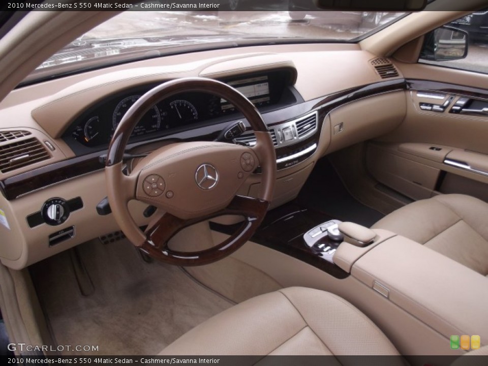 Cashmere/Savanna 2010 Mercedes-Benz S Interiors