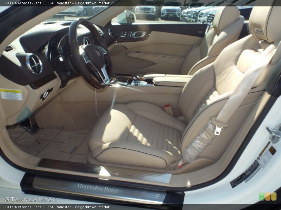 Beige/Brown 2014 Mercedes-Benz SL Interiors