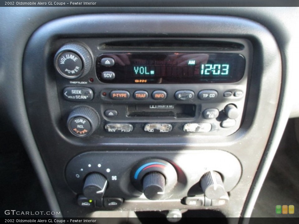 Pewter Interior Controls for the 2002 Oldsmobile Alero GL Coupe #90081840
