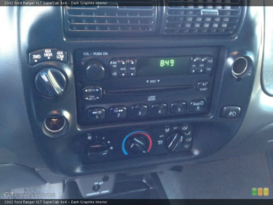 Dark Graphite Interior Controls for the 2002 Ford Ranger XLT SuperCab 4x4 #90084486