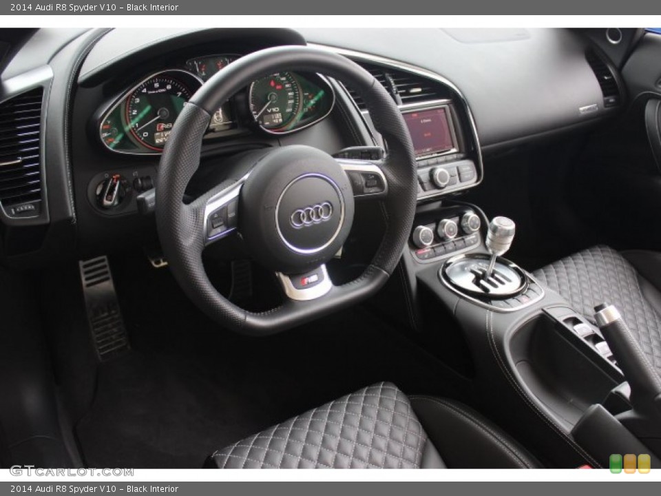 Black Interior Prime Interior for the 2014 Audi R8 Spyder V10 #90088152