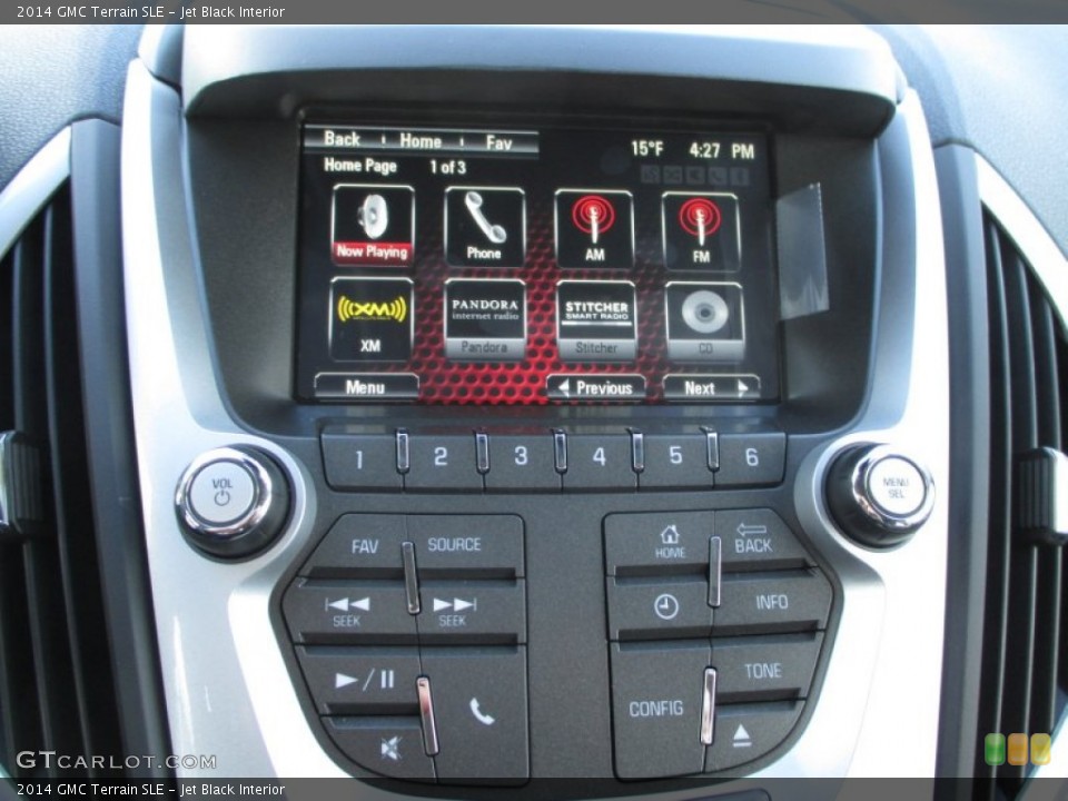 Jet Black Interior Controls for the 2014 GMC Terrain SLE #90088878