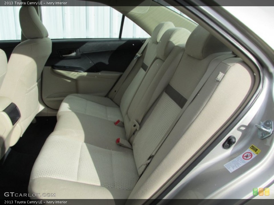 Ivory Interior Rear Seat for the 2013 Toyota Camry LE #90089059