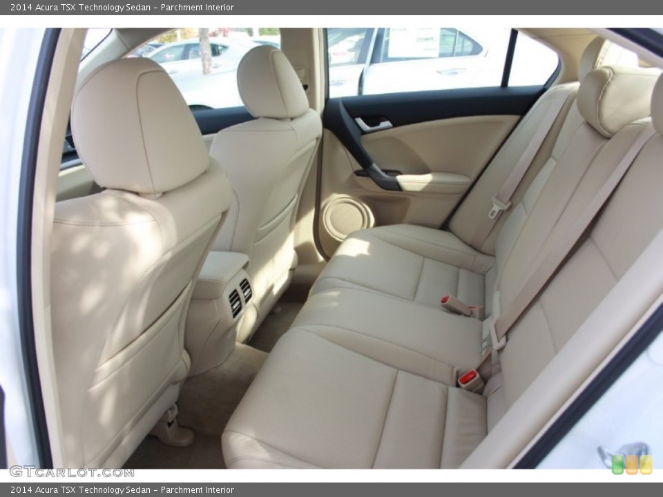 Parchment Interior Rear Seat for the 2014 Acura TSX Technology Sedan #90089958
