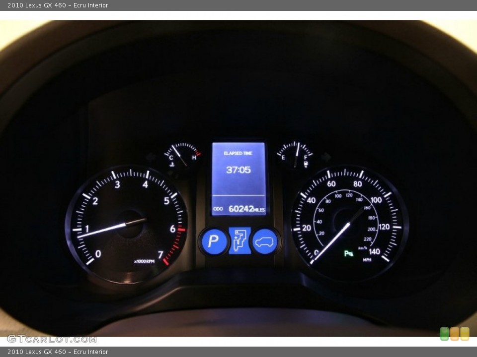 Ecru Interior Gauges for the 2010 Lexus GX 460 #90090753