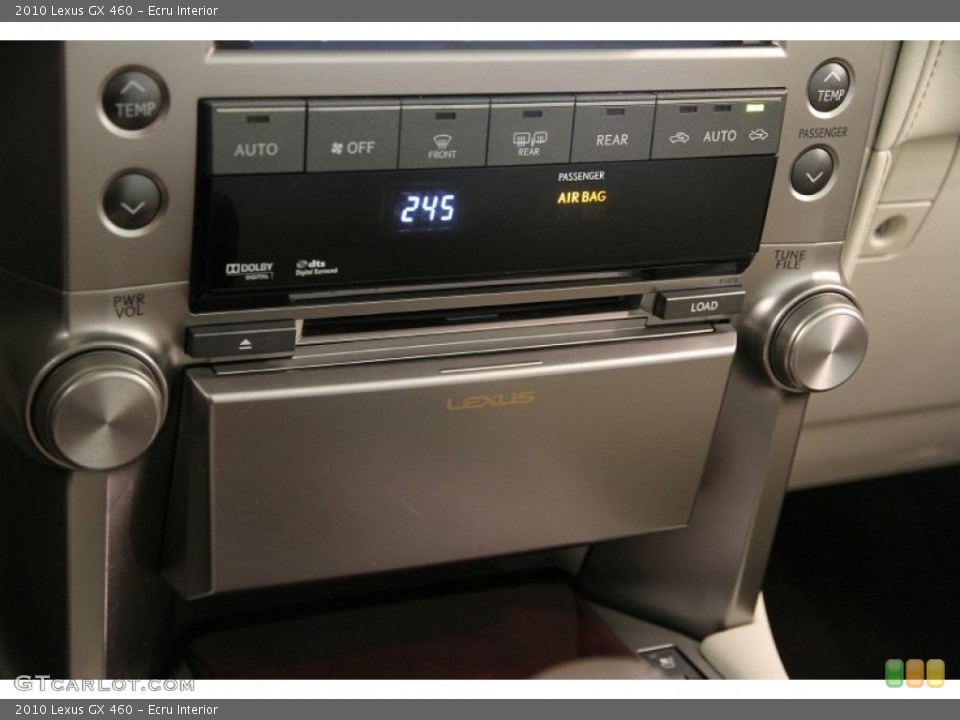 Ecru Interior Controls for the 2010 Lexus GX 460 #90090861