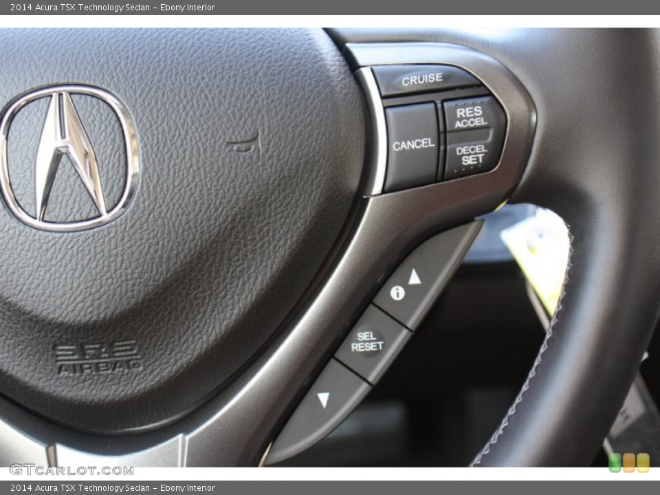 Ebony Interior Controls for the 2014 Acura TSX Technology Sedan #90090975