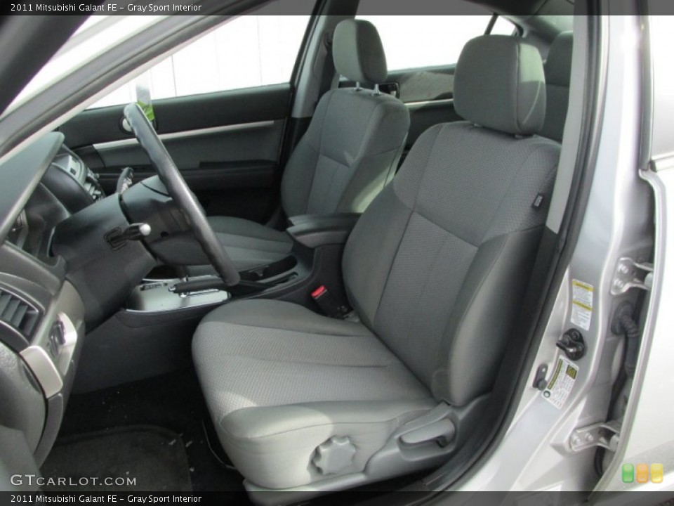 Gray Sport 2011 Mitsubishi Galant Interiors