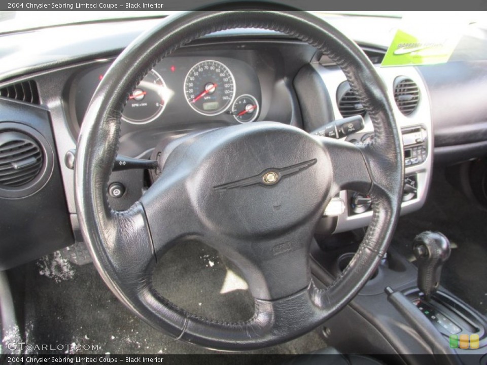 Black Interior Steering Wheel for the 2004 Chrysler Sebring Limited Coupe #90091461