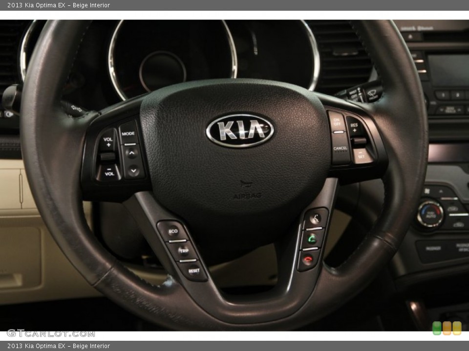 Beige Interior Steering Wheel for the 2013 Kia Optima EX #90093504