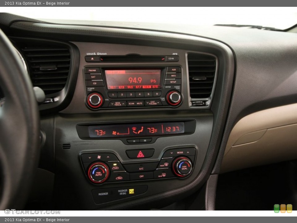 Beige Interior Controls for the 2013 Kia Optima EX #90093591