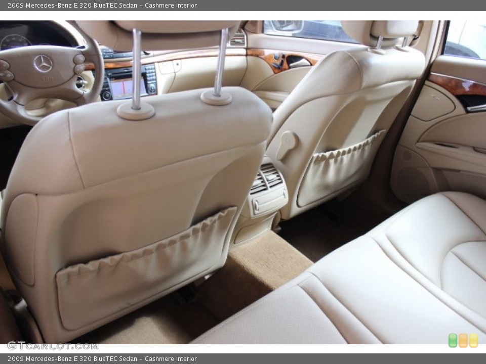 Cashmere Interior Rear Seat for the 2009 Mercedes-Benz E 320 BlueTEC Sedan #90094386