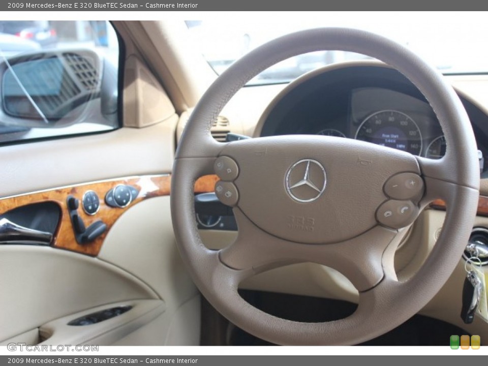 Cashmere Interior Steering Wheel for the 2009 Mercedes-Benz E 320 BlueTEC Sedan #90094443