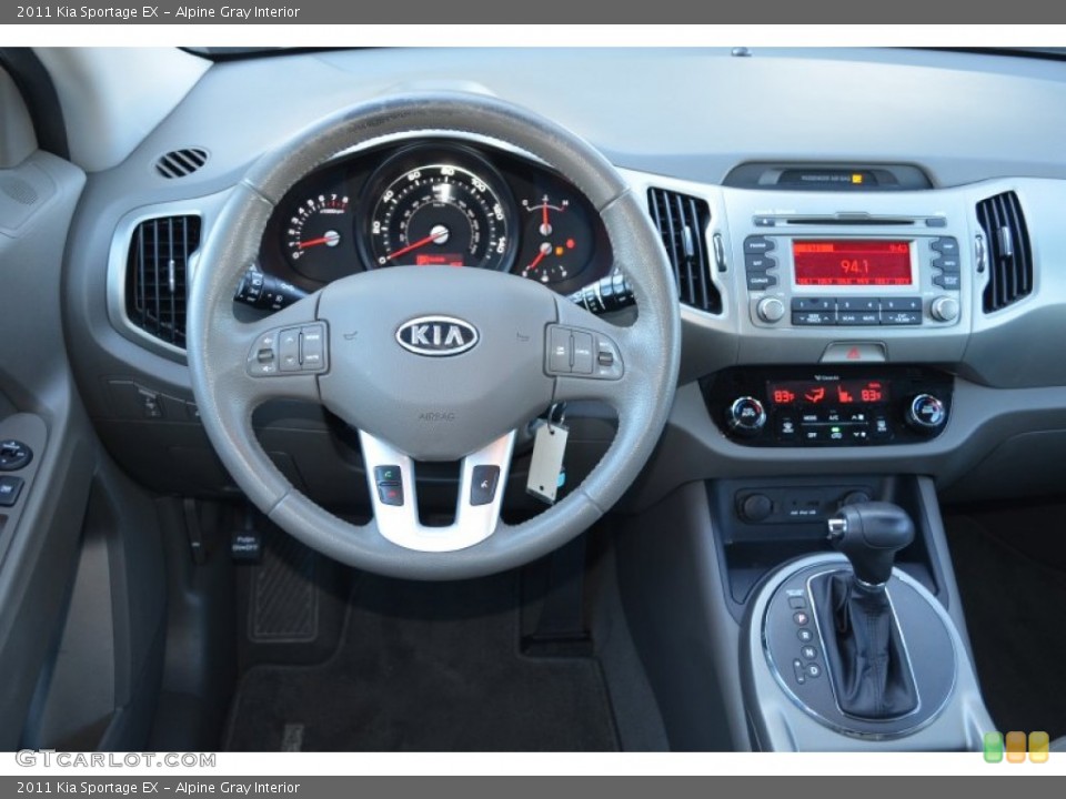 Alpine Gray Interior Dashboard for the 2011 Kia Sportage EX #90094518