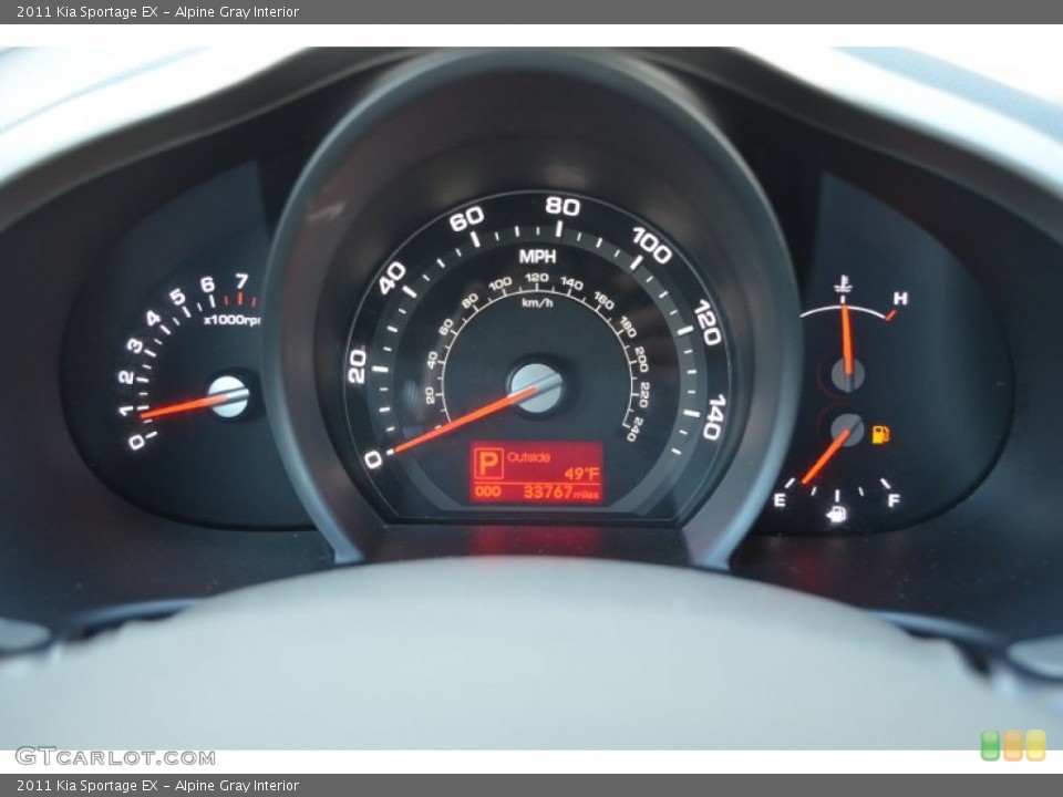 Alpine Gray Interior Gauges for the 2011 Kia Sportage EX #90094610