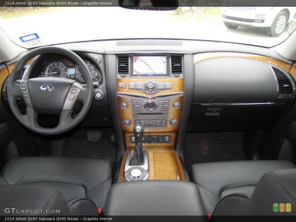Graphite Interior Dashboard for the 2014 Infiniti QX80  #90097599