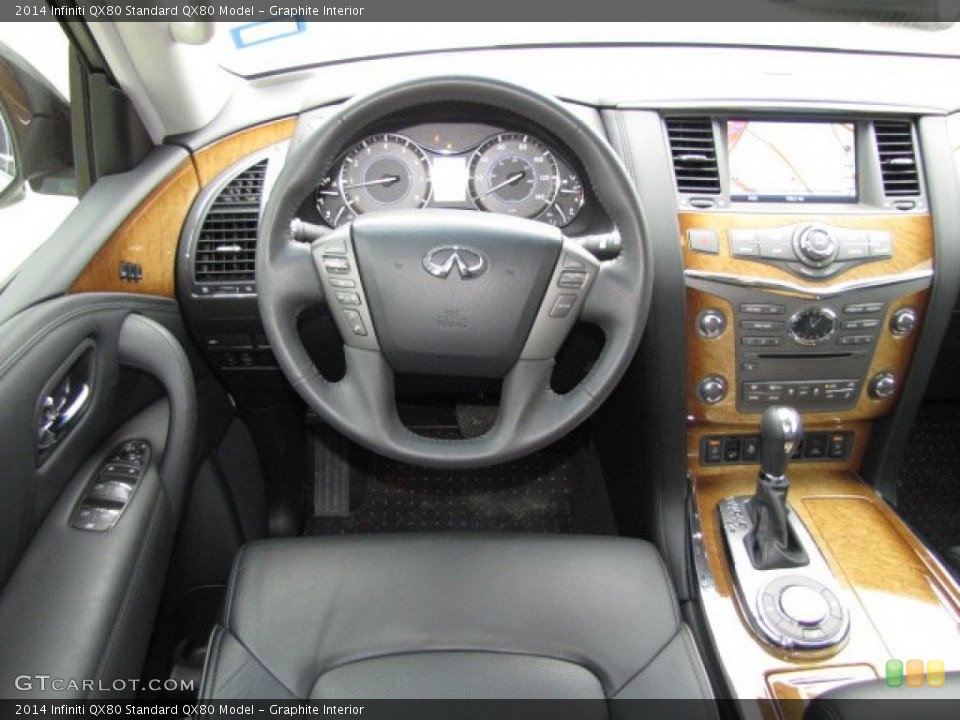 Graphite Interior Dashboard for the 2014 Infiniti QX80  #90097740