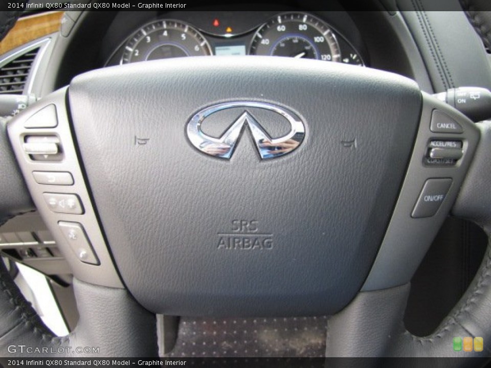Graphite Interior Controls for the 2014 Infiniti QX80  #90097752
