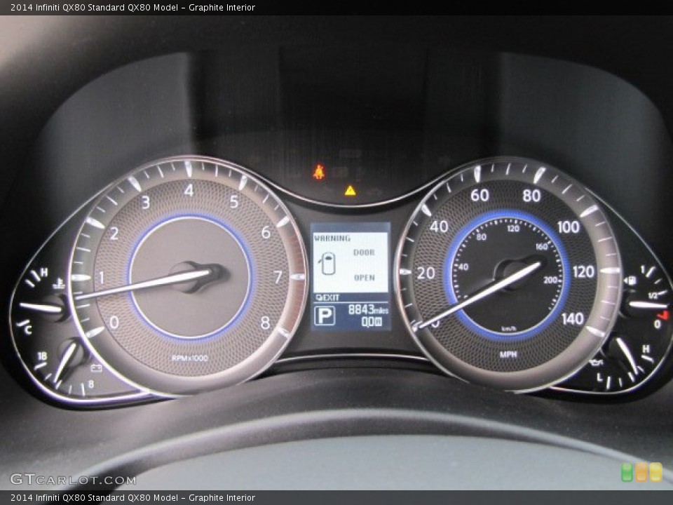 Graphite Interior Gauges for the 2014 Infiniti QX80  #90097776