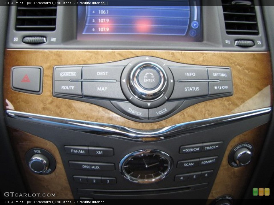 Graphite Interior Controls for the 2014 Infiniti QX80  #90097857