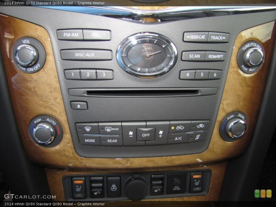 Graphite Interior Controls for the 2014 Infiniti QX80  #90097869