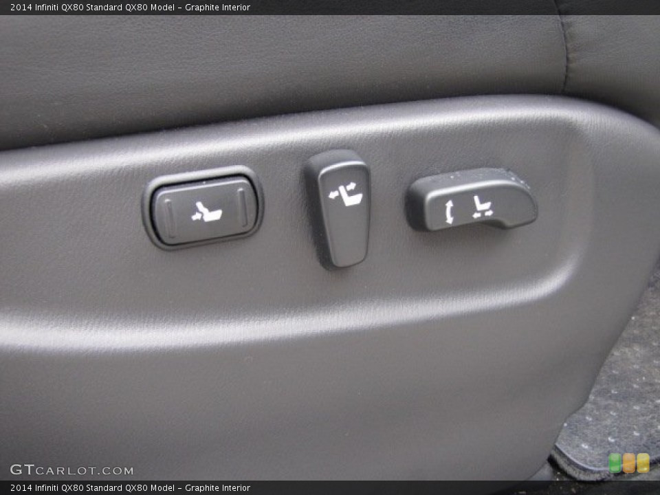 Graphite Interior Controls for the 2014 Infiniti QX80  #90097983