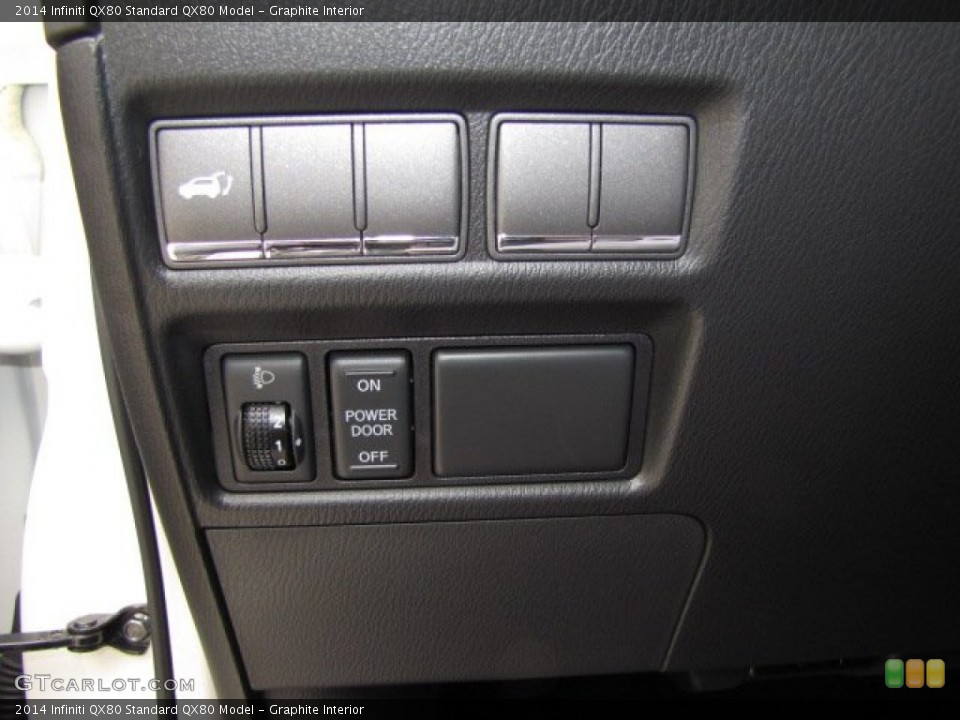 Graphite Interior Controls for the 2014 Infiniti QX80  #90098214