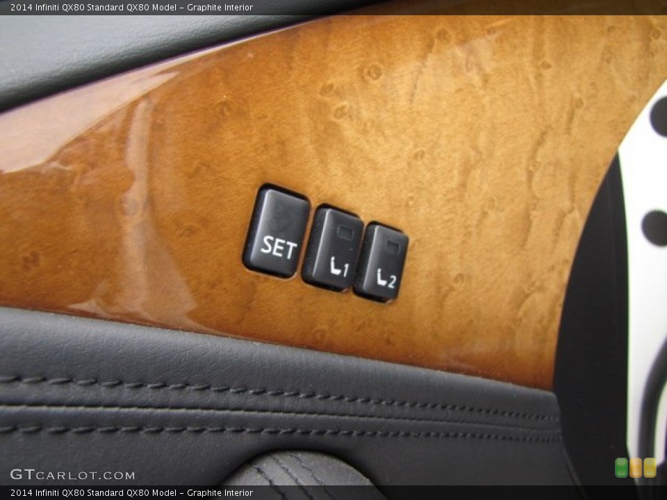 Graphite Interior Controls for the 2014 Infiniti QX80  #90098283