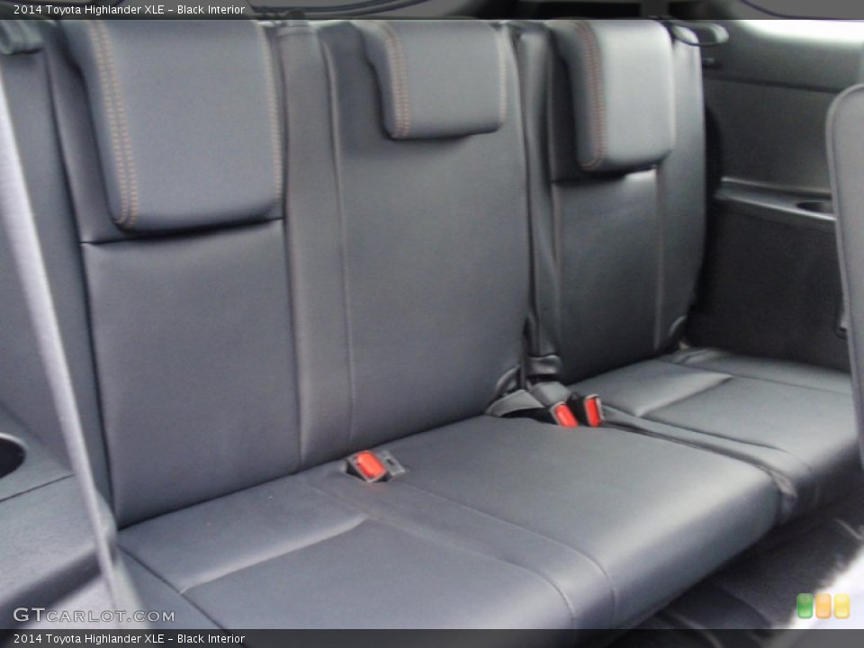 Black Interior Rear Seat for the 2014 Toyota Highlander XLE #90099771