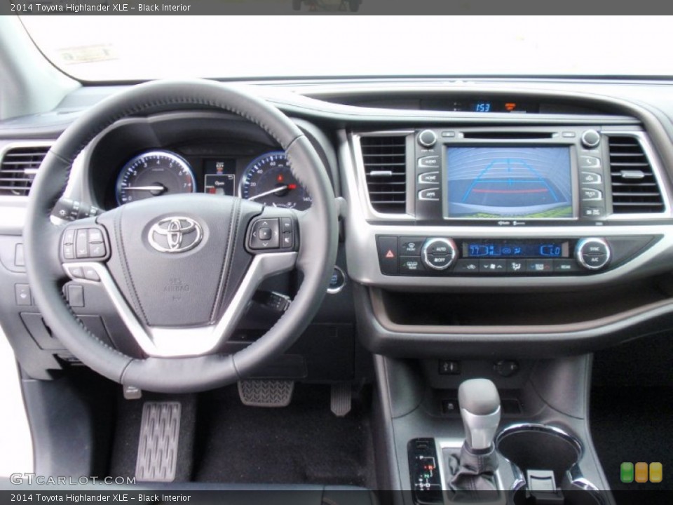 Black Interior Dashboard for the 2014 Toyota Highlander XLE #90099843