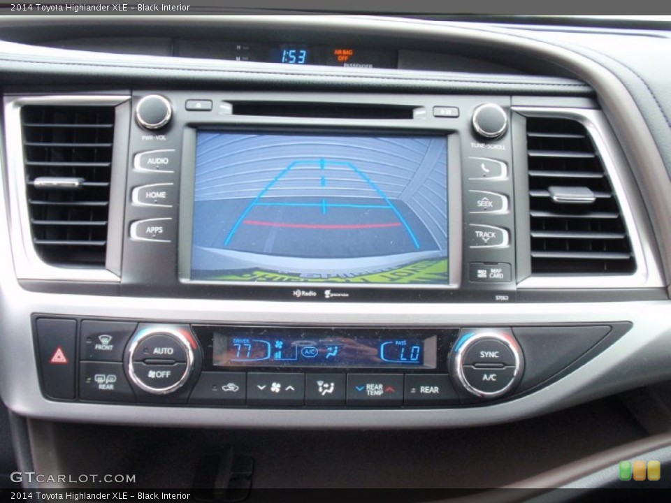 Black Interior Controls for the 2014 Toyota Highlander XLE #90099849
