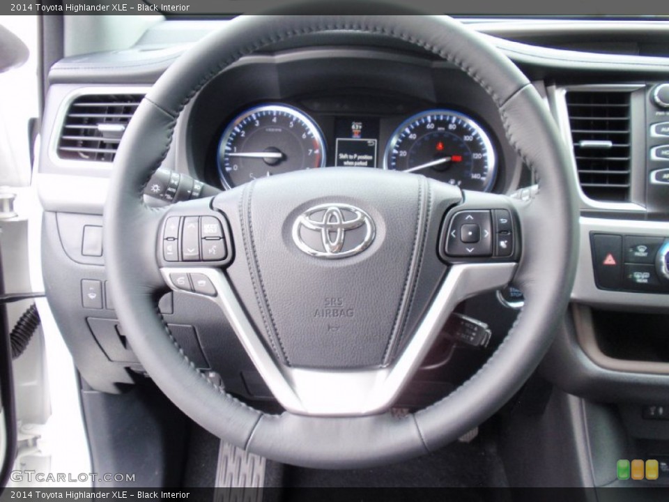 Black Interior Steering Wheel for the 2014 Toyota Highlander XLE #90099855