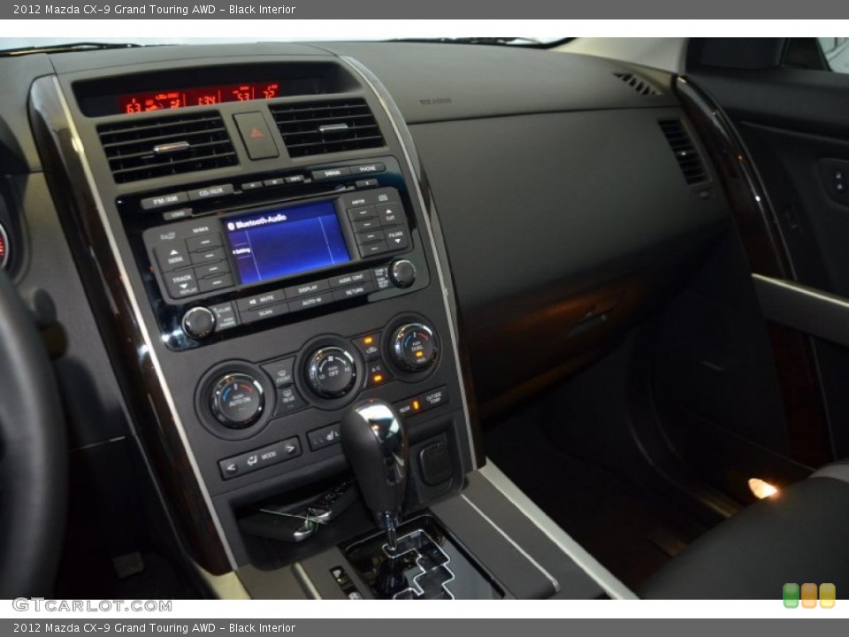 Black Interior Controls for the 2012 Mazda CX-9 Grand Touring AWD #90100842