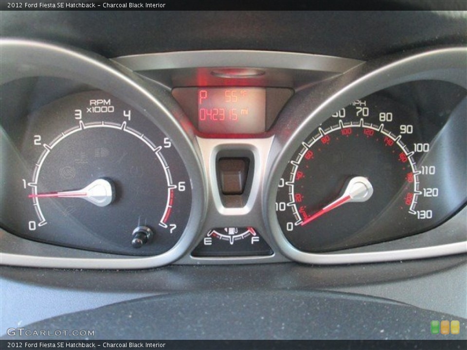 Charcoal Black Interior Gauges for the 2012 Ford Fiesta SE Hatchback #90104418