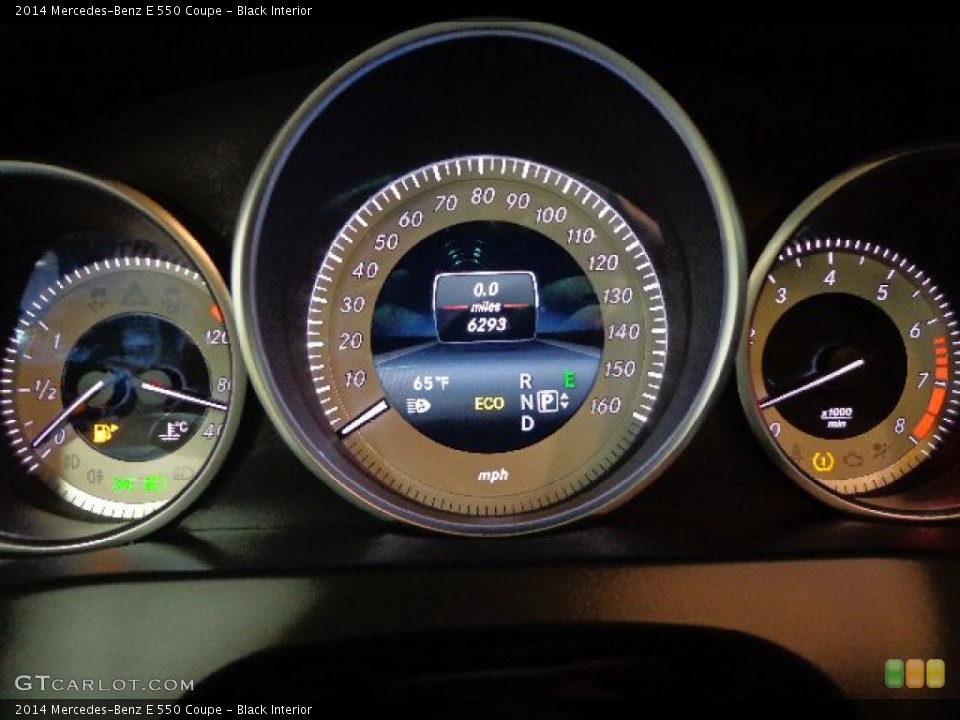 Black Interior Gauges for the 2014 Mercedes-Benz E 550 Coupe #90104511