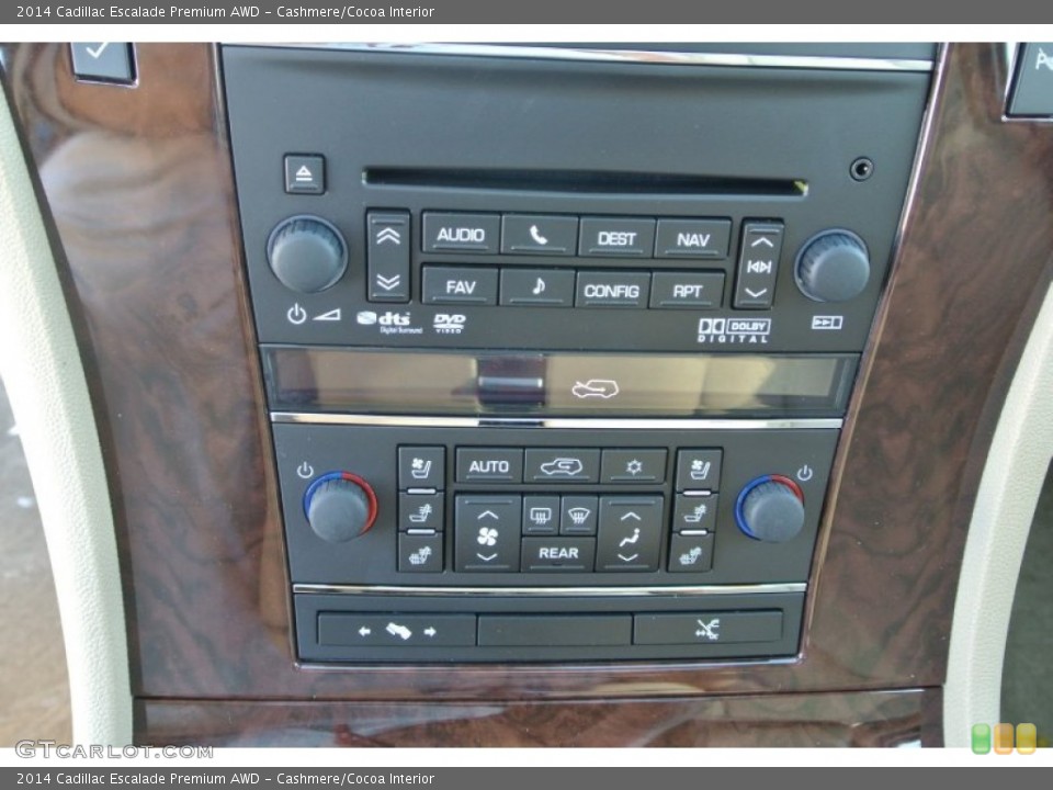 Cashmere/Cocoa Interior Controls for the 2014 Cadillac Escalade Premium AWD #90104973