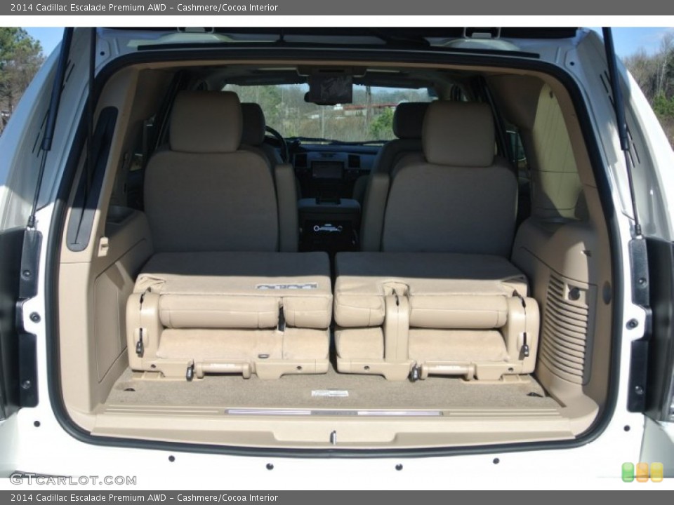 Cashmere/Cocoa Interior Trunk for the 2014 Cadillac Escalade Premium AWD #90105153