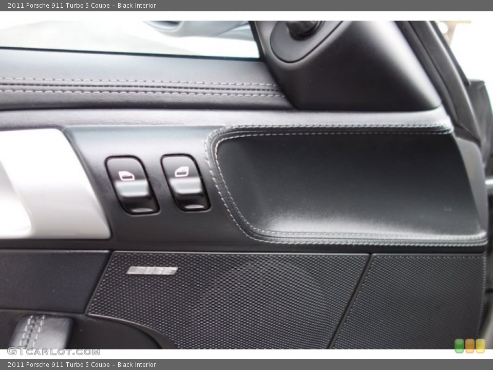 Black Interior Controls for the 2011 Porsche 911 Turbo S Coupe #90107874