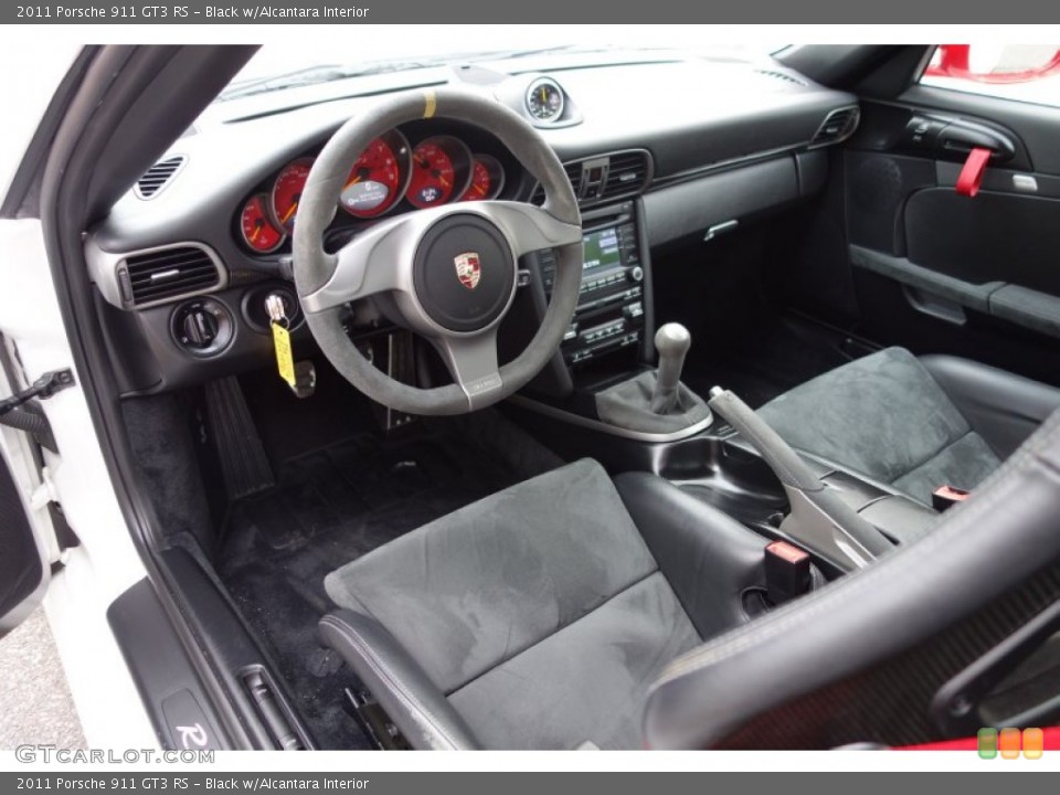 Black w/Alcantara Interior Prime Interior for the 2011 Porsche 911 GT3 RS #90110955