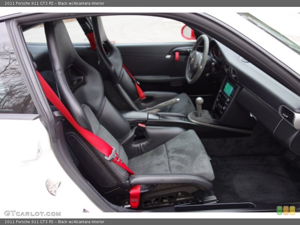 Black w/Alcantara Interior Front Seat for the 2011 Porsche 911 GT3 RS #90111018