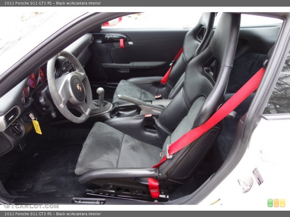 Black w/Alcantara Interior Front Seat for the 2011 Porsche 911 GT3 RS #90111111