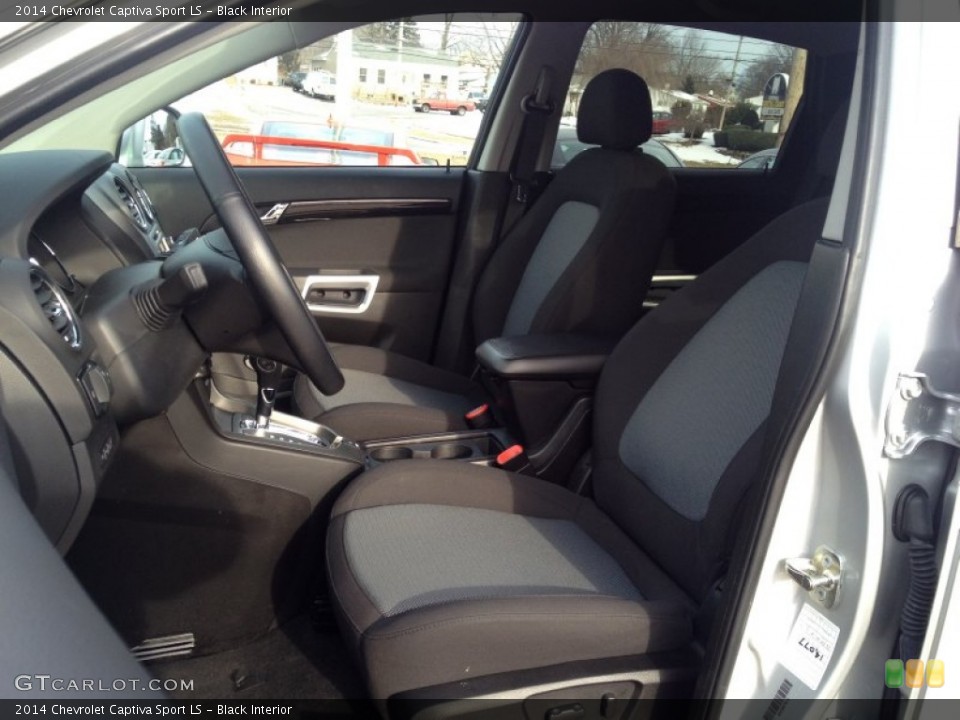 Black Interior Front Seat for the 2014 Chevrolet Captiva Sport LS #90111430