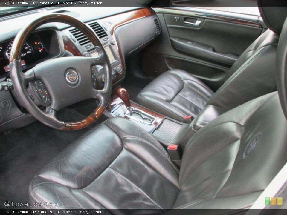 Ebony 2009 Cadillac DTS Interiors