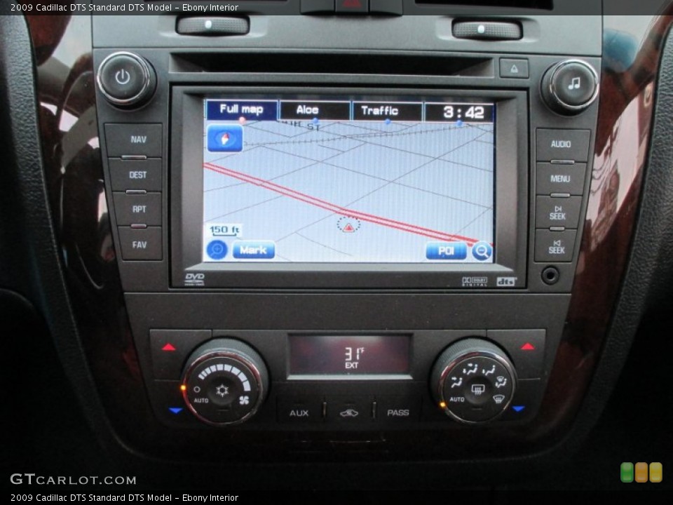 Ebony Interior Navigation for the 2009 Cadillac DTS  #90112788