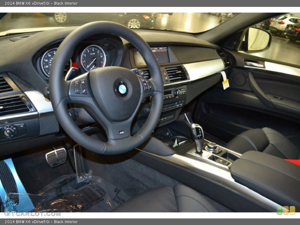 Black 2014 BMW X6 Interiors