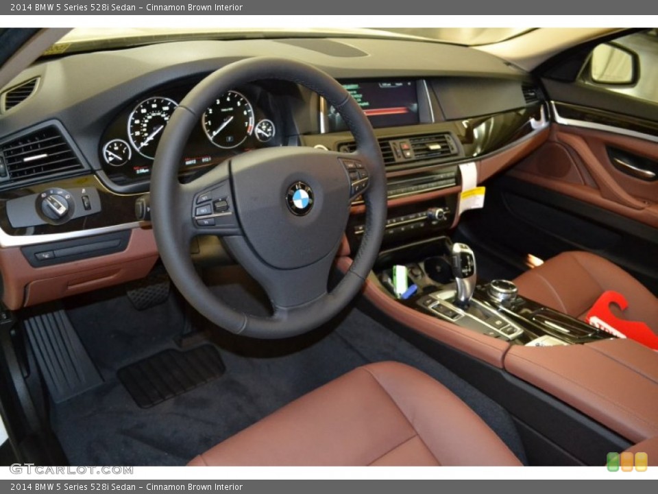 Cinnamon Brown Interior Prime Interior for the 2014 BMW 5 Series 528i Sedan #90115707