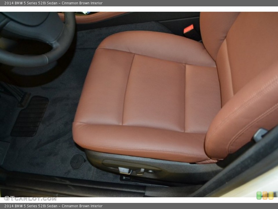 Cinnamon Brown Interior Front Seat for the 2014 BMW 5 Series 528i Sedan #90115729