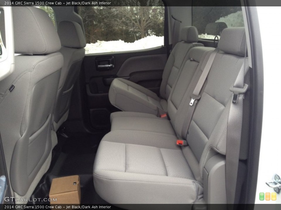 Jet Black/Dark Ash Interior Rear Seat for the 2014 GMC Sierra 1500 Crew Cab #90117597