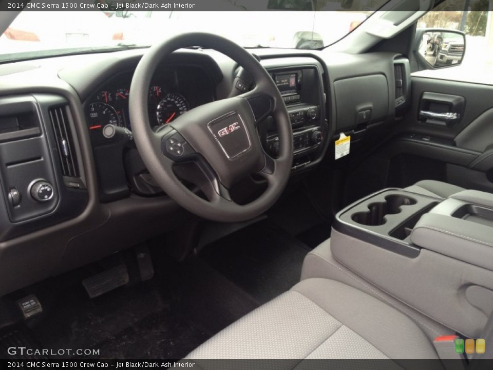 Jet Black/Dark Ash Interior Prime Interior for the 2014 GMC Sierra 1500 Crew Cab #90117615