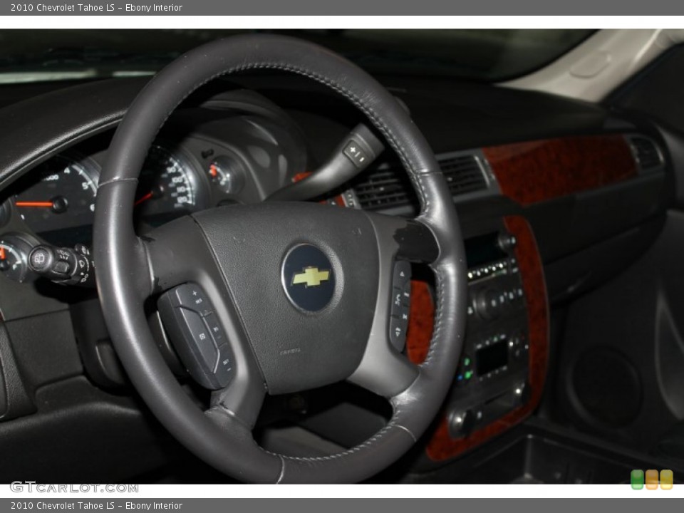 Ebony Interior Steering Wheel for the 2010 Chevrolet Tahoe LS #90118704